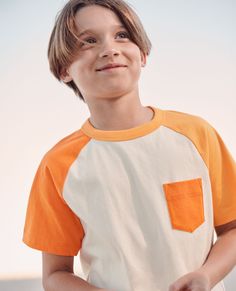 Colorblock Relaxed Fit T-Shirt Boys Summer Clothes, Colour Blocking Fashion, Beach Boardwalk, Winter Pajamas, Pajama Dress, Boys Summer Outfits, Boys Clothes, Hanna Andersson, Combed Cotton