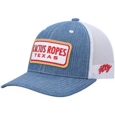 Bring home authentic western style with this Cactus Ropes hat. The mid crown of this HOOey hat provides a casual fit that's fully adjustable thanks to the snapback closure. Finished with breezy mesh panels, this cap keeps you cool throughout the day. Western Style Adjustable Baseball Cap With Curved Brim, Western Style Adjustable Baseball Cap With Flat Brim, Adjustable Western Baseball Cap For Outdoor, Western Style Adjustable Baseball Cap For Outdoor, Western Style Adjustable Flat Brim Baseball Cap, Adjustable Western Snapback Hat With Curved Brim, Western Style Adjustable Snapback Hat With Curved Brim, Western Style Adjustable Curved Brim Snapback Hat, Casual Curved Brim Snapback Hat For Country Events