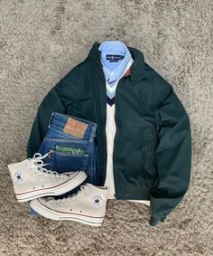 Levis Shoes, Men's Denim Style, Ladies Club, Big Men Fashion, Downtown Outfits, Trendy Mens Fashion, Mens Fashion Rugged, Shoes Converse, Outfit Grid