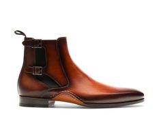 The Grant is a sophisticated Chelsea boot with a double monk strap buckle closure over the elastic gore and an elongated, tapered toe. It features our signature double Artesano sole, where the sole is wrapped onto the upper on both the inner and outer arch and hand-stitched by our master artisans. In addition, the Grant’s sole features a rubber island for improved traction and durability. Navy Chinos, Double Monk Strap, Best Shoes For Men, Leather Boot Shoes, How To Make Shoes, Chelsea Boot, Monk Strap, Mens Fashion Casual, Hand Stitched