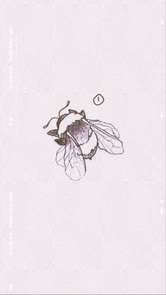 a black and white drawing of a bee