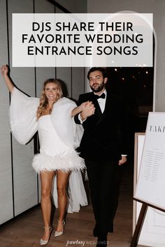 To help you turn that mundane wedding arrival into a grand entrancewe’ve enlisted the help of professional wedding DJsThese top-rated industry pros are sharing their favorite wedding entrance songs that’ll make a statement and set the stage for a truly remarkable celebrationImage by Lynn Shapiro Grand March Songs Wedding, Wedding Party Entry Songs, Grand Wedding Entrance, Entryway Ideas Wedding, Entrance Songs For Bride And Groom, Bridesmaids Entrance Songs Reception, Wedding Entrance Songs Bridal Party