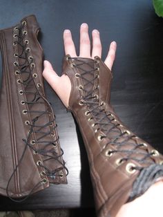 deviantART: More Like Henna bones by ~CaptainMorganTeague Leather Costume, Gothic Costume, Goth Halloween, Boots Tall, Steampunk Costume, Medieval Armor, Leather Corset