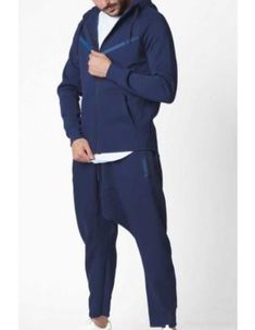 QL LD Tracksuit Oversized Hoodie & Drop Crotch Jogger Sirwal in Indigo Modest Swimwear, Muslim Girls, Oversize Hoodie