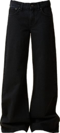 Black Wide Leg Cropped Jeans With Five Pockets, Black Wide-leg Jeans, Black Denim Wide Leg Pants For Fall, Black Cropped Leg Flare Jeans, Black Wide-leg Cropped Jeans, Black Wide-leg Cropped Cotton Jeans, Black Wide Leg Cropped Cotton Jeans, Wide Leg Washed Black Jeans With Five Pockets, Dark Wash Wide-leg Flare Jeans For Streetwear