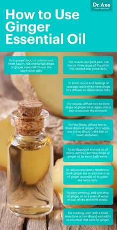 Ginger Essential Oil Uses & Benefits, Including DIY Recipes - Dr. Axe Essential Oil Diy, Essential Oil Remedy, Ginger Essential Oil, Oil Remedies, Ginger Oil, Essential Oils Health, Yl Essential Oils, Essential Oils Herbs, Patchouli Essential Oil