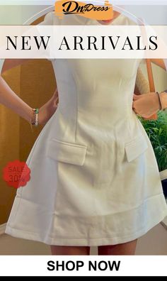 Mock Neck High Waist Mini Dress Mock Neck, High Waist, Shop Now, High Waisted, Mini Dress, Free Shipping