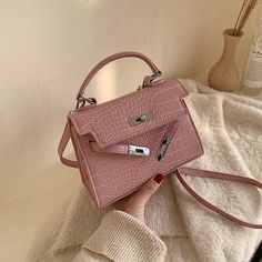 Width Height Thickness Handle Strap Length Weight Material 19cm 14cm 8cm 7cm 115cm 0.33kg PU Bag Fashion, White Bag, Casual Bags, Pink Bag, Hand Bag, Fashion Bags, Leather Bag, Women Handbags, Top Handle Bag