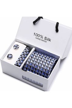 Silk Tie Gift Box Set 5 - Men - Fashion Business Formal Wear Ties - Square Scarf - Cufflinks - Giftbox - Fashion Accesories - A.A.Y FASHION Tie Square Scarf, Silk Scarf Tying, Tie Gift Box, Scarf Tie, Tie Gifts, Scarf Tying, Tie Styles, Business Formal, Fashion Business