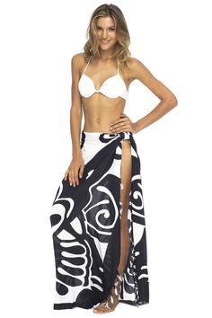 This lightweight and lovely fringed black pareo lifts your spirits and lightens your vibe, combining bold batik-like strokes with the magical effervescence of a butterfly. Wear as a sarong dress, wrap skirt or sexy swimwear cover up; just pull the ends through the natural coconut shell buckle and cinch to create your own personal beach, pool or vacation look. You can also use it as a lightweight beach blanket or stunning wall hanging. Back From Bali is dedicated to creating beautiful, quality cl Sarong Swimsuit Cover, Sarong Dress, Sarong Wrap, Loungewear Dresses, Dress Wrap, Beach Swimsuit, Tie Dye Dress, Coconut Shell, Dyed Dress