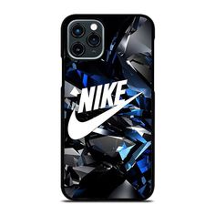 the nike phone case is designed to look like it has been made out of crystals