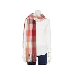 Sonoma Goods For Life defines cold-weather style and comfort with this women's plaid oblong scarf.Sonoma Goods For Life defines cold-weather style and comfort with this women's plaid oblong scarf. How do you accessorize? Check out our ACCESSORIES GUIDE for essential tips to elevate your style with must-have accessories.FEATURES Plaid design HeavyweightFIT & SIZING One size fits allFABRIC & CARE Polyester Hand wash Imported Color: Mauve Lorna Plaid. Gender: female. Age Group: adult. Accessories Guide, Cold Weather Fashion, Plaid Design, Modern Family, Womens Plaid, For Life, Cold Weather, Fabric Care, Scarf Wrap