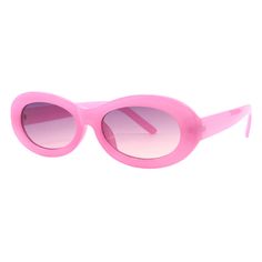 Women's Sunglasses Wide Oval Shape Retro Fashion UV400 The PASTL 90's Girl Sunglasses deliver retro-inspired style and sun protection. Crafted with wide oval frames, these women's sunglasses feature UV400 protection to block out harmful rays and are the perfect finishing touch for a 90's-inspired look. Measurements: 5 3/4" (146 mm) Width x 1 3/4" (45 mm) Height Lens width: 54 mm Lens height: 33 mm Bridge: 13 mm Arm: 143 mm 100% UV400 Protection Polycarbonate Lens Microfiber pouch included Trendy Pink Plastic Shield Sunglasses, Casual Pink Plastic Shield Sunglasses, Vintage Pink Sunglasses With Uv Protection, Retro Pink Plastic Sunglasses, Playful Pink Sunglasses With Anti-reflective Lenses, 90s Girl, Girl With Sunglasses, 90s Inspired, Oval Frame