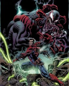 the cover to spider - man 209, drawn by mark bagley and illustrated by mike buscetto