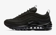 Nike Air Max 97 921733 001 Black Black Grey Women's (Size 5.5) Nike Air Max 97 Black, Basket Style, Nike Air Max For Women, Air Max Women, New Nike Air, Nike Air Vapormax, Triple Black, Nike Air Max 97, Air Max 1