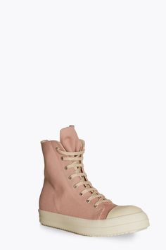 Rick Owens Shoes, Pink High Tops, Designer Brands Fashion, Happy Images, Rick Owens Drkshdw, High Sneakers, Heron Preston, Light Pink Color, Shoes Collection