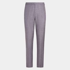 For those special events that call for a standout touch of color, this slim-tailored pale purple Havana suit is sure to be an unforgettable highlight. Elegant Purple Pants, Elegant Fitted Lavender Bottoms, Classic Tailored Purple Suits, Fitted Lavender Bottoms For Work, Classic Purple Suit For Work, Classic Purple Suit For Workwear, Classic Purple Suits For Workwear, Elegant Tailored Purple Bottoms, Formal Fitted Purple Bottoms