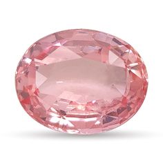 At 2.32 carats here is a delicately colored Padparadscha Sapphire with the most feminine pink color that boasts a hint of orange. This gemstone is a romantic addition to any engagement ring. With a color that will compliment all skin tones, this Padparadscha has an internal glow and an exceptionally clear appearance, adding to the charm of the gem. Classic Pink Gemstones For Formal Occasions, Formal Gia Certified Pink Gemstones, Classic Pink Gemstones For Gifts, Sapphire And Padparadscha Fusion, Pink Diamond Gemstones For Gift, Elegant Pink Sapphire Gemstones Gift, Opalescent Pink Sapphire, Padparadscha Sapphire Engagement Ring, Classic Round Pink Gemstones