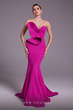 Most Expensive Dress, Horsehair Hem, Mnm Couture, Plastic Dress, Unique Prom Dresses, Mermaid Gown, Dress Cover, Crepe Dress, Crepe Fabric