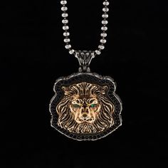 Men's Lion Necklace in Sterling Silver Details Sterling Silver Stone: CZ (Cubic Zirconia) Chain: Sterling Silver Style #MDIS-KG100406 Complimentary express shipping worldwide. The necklace comes with the chain shown in the product photo. Certified material and hallmarked for authenticity. Production & Delivery Production: 5 - 7 business days Delivery: 1 - 3 business days worldwide via Express Delivery. We’re here to help with style advice, a second opinion, or finding your perfect size. For any Lion Jewellery, Lion Head Jewelry, Lion Locket For Men, Lion Pendant Men, Lion Necklace, Lion Pendant, Jewelry Pouch, Fashion Advice, Lion