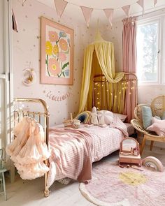 Peach Bedroom, Girl Room Inspiration, Kids Rooms Inspo, Kids Bedroom Inspiration, Kids Interior