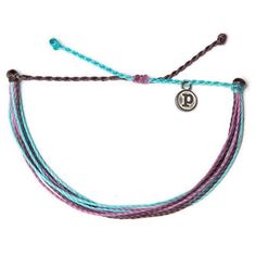 Pura Vida Sunset Bracelet - Jewelry - Hallmark Beach Jewelry With Purple Sliding Knot, Beach Jewelry With Sliding Knot In Purple, Adjustable Purple Braided Bracelets For The Beach, Purple Jewelry With Sliding Knot For Beach, Casual Purple Jewelry For Festival, Everyday Multicolor Waxed Cord Jewelry, Multicolor Resizable Braided Bracelets For Everyday, Resizable Multicolor Braided Bracelets For Everyday, Multicolor Waxed Cord Bracelets For Beach