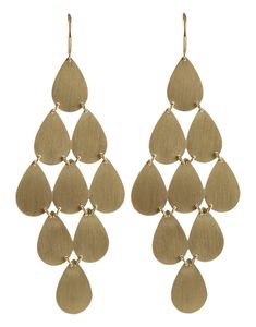 Nine-Drop Chandelier Earrings From Irene Neuwirth 2.25" Length And 1" Width Fish Hook Back Closures Available In 18K Yellow Gold Irene Neuwirth Jewelry, Classic Chandelier, Gold Chandelier Earrings, Marissa Collections, Irene Neuwirth, Gold Chandelier, Designer Fashion Jewelry, French Wire, Jewelry Companies