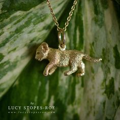 This cute little lion cub pendant is cast in sterling silver and finished by hand, created from Lucy's original hand-sculpted design. This necklace is also available plated in 18 carat gold, but bear in mind that plating can add 4-5 working days to the lead time. For an estimate on when you can expect to receive this please see the 'Delivery and Returns' section below, and the my 'Shop Policies' for shipping time estimates. If you are in a hurry then please message me for a more accurate idea of Lion Accessories, Lion Jewelry, Lion Charm, Lion Necklace, Lion Pendant, Taking A Bath, Wax Carving, Before Going To Bed, Dog Pendant