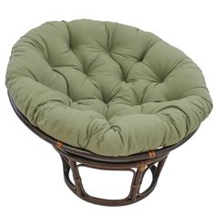 PRICES MAY VARY. Item material: rattan, twill, polyester Item color: Sage Country of Origin: Indonesia Papasan Chair Cushion, Indoor Chair Cushions, Papasan Cushion, Lounge Chair Cushions, Indoor Chairs, Papasan Chair, Tufted Cushion, Replacement Cushions, Chair Pads