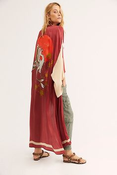 Moon Dance, Maxi Kimono, Aurelie Bidermann, Bleach Tie Dye, Womens Kimono, Print Kimonos, Rising Sun