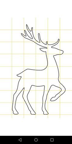 Christmas Deer Drawing, Mdf Christmas Decorations, Animated Reindeer, Christmas Tree Village Display, Christmas Tree Village, Christmas Diy Wood, Christmas Decorations Diy Crafts, Wooden Christmas Crafts