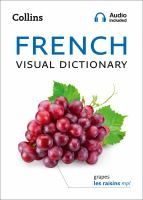 a book cover with the words french visual dictionary