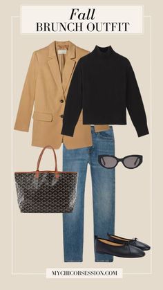 early fall brunch outfit Brunch Outfit For Winter, Business Casual Dinner Outfit Winter, Business Casual Women Outfits Fall, Casual Lunch Outfit Fall, Fall Casual Outfits Women 2023, What To Wear In November, Casual Fall Outfits 2024, Christmas Brunch Outfit, Casual Brunch Outfit Fall