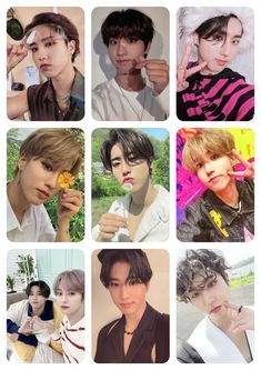 many images of young men with different hair colors