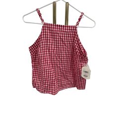 Keywords: Altar'd State Tank Top, Red Checkered Tank, Women's Summer Top, Sleeveless Cotton Tank, Adjustable Shoulder Straps, Button-Down Back Closure, Women's Small Tank, Summer Fashion Top, Machine Washable Tank, Women's Casual Wear, Red Sleeveless Top, Cotton Checkered Tank, Altar'd State Women's Clothing Brand: Altar'd State Size: S Color: Red Type: Tank Department: Women Material: Cotton Sleeve Length: Sleeveless Pattern: Check Features: Adjustable Braided Shoulder Straps Fit: Regular Occas Casual Red Halter Neck Tank Top, Red Halter Neck Casual Tank Top, Red Halter Neck Tank Top For Summer, Sleeveless Plaid Tops For Picnic, Plaid Sleeveless Tops, Plaid Sleeveless Tops For Picnic, Summer Sleeveless Gingham Top, Sleeveless Gingham Cotton Top, Sleeveless Gingham Tops For Summer