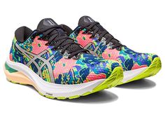 ASICS GT-2000 11 Lite-Show - Women's Shoes : Lime Zest/Lite-Show : The ASICS GT-2000 11 Lite-Show shoe is a versatile trainer that's functional for various distances. Jacquard mesh upper offers a supportive and comfortable foothold. Polyester mesh lining. FF BLAST cushioning. Removable OrthoLite X-30 sockliner footbed provides soft step-in comfort. LITETRUSS technology is positioned on the inside of the midsole to improve stability. Rearfoot and forefoot GEL technology cushioning provides excell Sporty Multicolor Running Shoes With Boost Midsole, Multicolor Mesh Running Shoes For Training, Multicolor Mesh Training Running Shoes, Functional Multicolor Round Toe Running Shoes, Dynamic Multicolor Mesh Running Shoes, Multicolor Athleisure Running Shoes, Sports Running Shoes With Gel Cushioning, Training Running Shoes With Gel Cushioning, Multicolor Sporty Running Shoes For Training