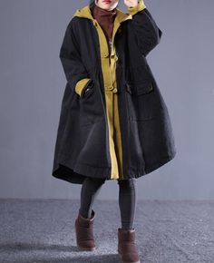 Long Women Casual Hooded Parka Plus Size Coat Jacket ,Custom make service available! Please feel free to contact us if you want custom made for this coat.Materials: cotton blendedMeasurement: One size fits all . length 60cm / 23.62"bust 128cm / 50.39"Sleeve length 67cm / 26.37" Most of our dresses are made of cotton linen fabric, soft and breathy. loose dresses to make you comfortable all the time.Flattering cut. Makes you look slimmer and matches easily.Payment:We accept payment by paypal and c Women Denim Jacket, Coat Jeans, Plus Size Coat, Girls Denim Jacket, Lagenlook Style, Cheap Jacket, Elegant Color, Plus Size Coats, Womens Parka