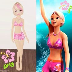 Barbie Merliah, Merliah Summers, Hack Dress, Cullen House, Roblox Oc, Barbie Summer, Dti Ideas, Roblox 3, Barbie Movies