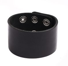 "1-3/4\" Genuine Leather Wrist Band. available in a variety of colors Black - Tan - White - Red - Brown - Pink-Brown The leather is a heavy weight leather. Made In The U.S.A. This is a finely made, high quality leather wrist band. It looks great with any outfit. This is 1 and 3/4\" wide ( 45-mm ) and basically a one-size fits all format. This wrist band is made of some heavy weight leather. The leather is nice, very high quality. This wrist band will get buttery soft, with time. You can wear it Plain Bracelet, Studs And Spikes, Puka Shell Necklace, Memory Board, Leather Wristbands, Puka Shell, Plain Bands, Handmade Bangles, Wrist Band