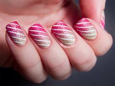 Pretty Teen Nail Art, Nail Art Pastel, Food Nail Art, Chalkboard Nails, Pastel Nail Art, Teen Nails, Christmas Nail Art Easy, Hot Nail Designs, Christmas Nails Easy