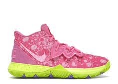 Check out the Kyrie 5 Spongebob Patrick (GS) available on StockX Kyrie 5 Spongebob, Kyrie Irving Shoes Spongebob, Kyrie Spongebob Shoes, Spongebob Outfit, Kyrie Irving Shoes, Best Volleyball Shoes, Bb Shoes, Kyrie 5, Kobe Shoes