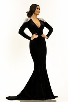 Black Evening Dress Long Party Gowns, Black Gowns Dresses Elegant, Black Night Dress Long Elegant, Velvet Dress Long Classy Gown, Velvet Gown Evening Dresses Long Sleeve, Velvet Dress Designs Gowns, Black Evening Dress Elegant, Black Velvet Dress Long, Long Black Velvet Dress