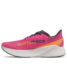 New Balance FuelCell RC Elite v2 MRCELPB2 (SNKR/Low Top/Breathable/Wear-resistant/Shock-absorbing) Functional Pink Running Shoes With Arch Support, Pink Running Shoes With Arch Support For Errands, Pink Running Shoes With Air Cushioning For Light Sports, Pink Functional Running Shoes With Shock Absorption, Pink New Balance Sneakers In Athleisure Style, Pink Running Shoes For Light Sports, Pink Athleisure Running Shoes For Light Sports, Pink Running Shoes With Arch Support For Sports, Functional Pink Running Shoes For Outdoor Activities