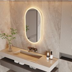 Backlight Bathroom Mirror - Vanity mirror equipped with backlight, single led strip on the back, 3 colors for lighting, giving off a bright, pleasant glow that creates a soothing atmosphere in any bathroom. Memory Function - When you turn on the switch, the mirror will restore lighting and brightness last used, press the first button to control 3500K-6500K color temperature, long press to adjust brightness 20%-100%. Anti-fog and Independent Switches - Demister pad surface 7, 8inchx19, 6inch, the defog function works within 3-4 minutes, keeps the mirror fog free and always clear, three buttons on the screen, which control the on/off, lighting colors and brightness. The glass is reinforced, good thermal stability, no flying fragments when broken. Powered by standard plug or cut and connect t Bath Wall Mirrors, In Wall Mirror Bathroom, Bathroom Mirror Size Guide Oval, Giant Mirror In Bathroom, Mirror Wall Bathroom Modern, Large Mirrors Bathroom, Long Mirrors For Bathroom, Large Wall Mirrors Bathroom, Above Bathtub Mirror