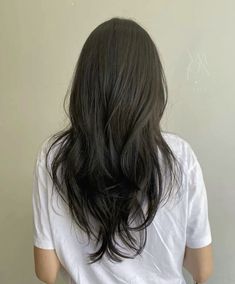 Manta Ray Haircut, Medium Layered V Shaped Haircut, Asian Layer Hair, Long Layered Haircuts Asian Hair, Hair Cuts For Long Thick Hair Straight, Asian Long Layered Haircuts, Wispy Ends Haircut, Korean Hairstyle Layered, Long Layered Hair Asian Straight