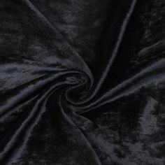 a black velvet fabric that is very soft