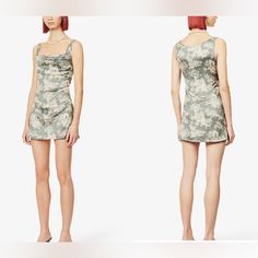 Miaou Ginger Floral-Print Woven Mini Dress Sz:S Nwt Description Miaou Shift Dress Green Printed Sleeveless With Square Neckline Concealed Zip Closure At Side Fit:Dresses By Miaou Typically Fit True To Size. Details Size Guide Bust: 28.25" Waist: 25.75" Hip: 32.25" Length: 29.5" Fabric: 100% Polyester Casual Fitted Silk Dresses, Fitted Silk Casual Dresses, Fitted Sleeveless Silk Mini Dress, Summer Silk Mini Dress With Square Neck, Spring Silk Mini Dress With Square Neck, Silk Fitted Dress With Square Neck, Fitted Silk Dress With Square Neck, Summer Silk Sheath Mini Dress, Casual Silk Mini Dress