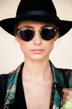 Hats Women, Black Hat, Round Sunglass Women, Ray Ban Sunglasses