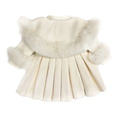 Evie Ivory Wool Capelet – Petite Maison Kids Classic Wool Cape For Winter, Elegant Long Sleeve Wool Cape, White Wool Coat For Winter Formal, White Wool Coat For Formal Winter Occasions, Elegant Beige Wool Cape, Elegant White Pea Coat For Winter, Elegant Wool Capelet For Winter, White Wool Coat For Winter, Chic White Wool Outerwear