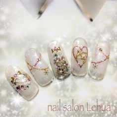 Santa Claus Nails, Christmas Nail Designs Easy, Purple Manicure, Nail Christmas, Snow Nails, Cute Santa Claus